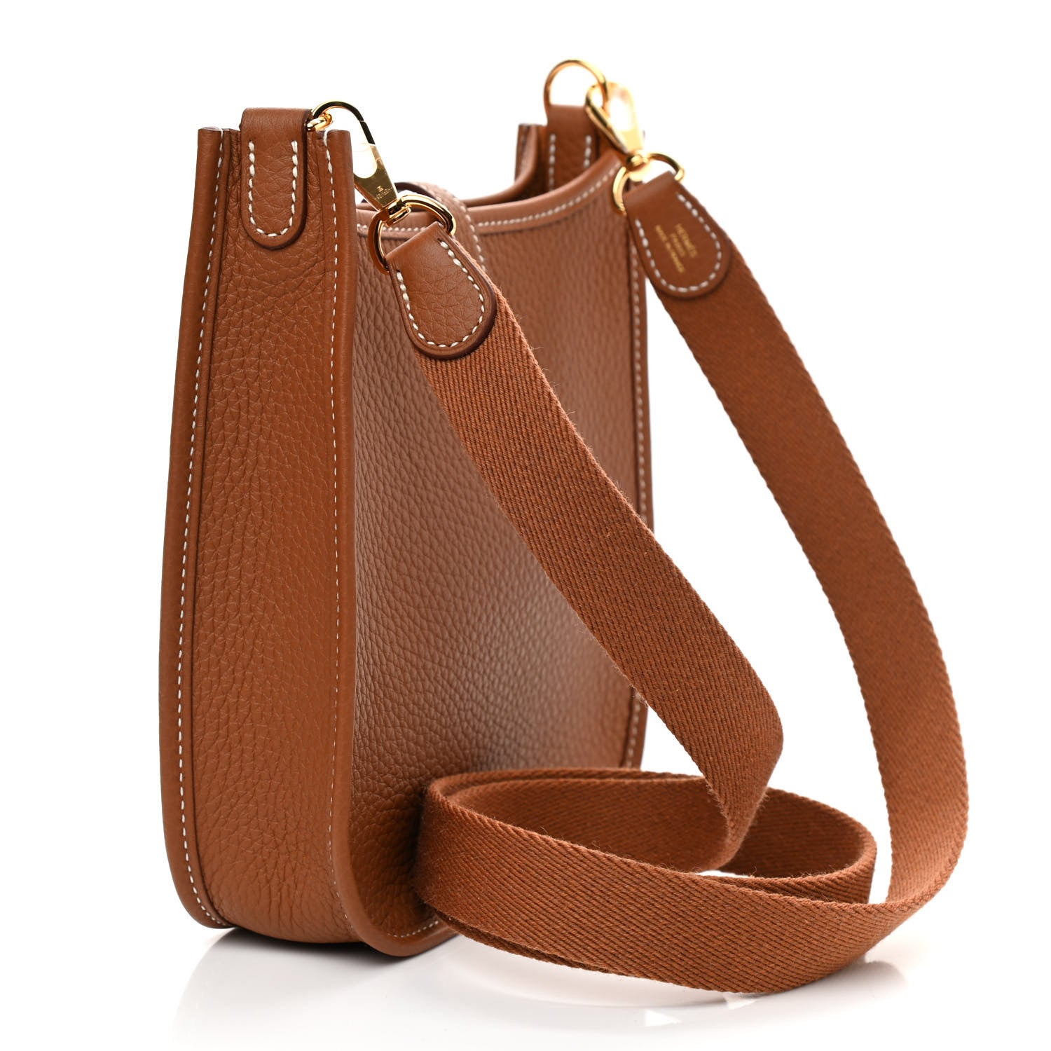 Hermes Taurillon Clemence Evelyne TPM Gold 3 of 8