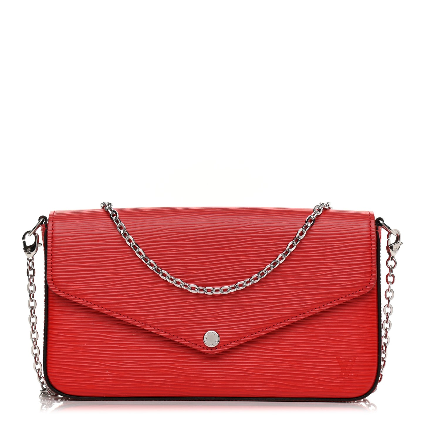 Epi Pochette Felicie Coquelicot