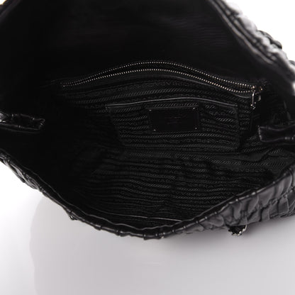 Prada Nappa Gaufre Flap Black 5 of 8