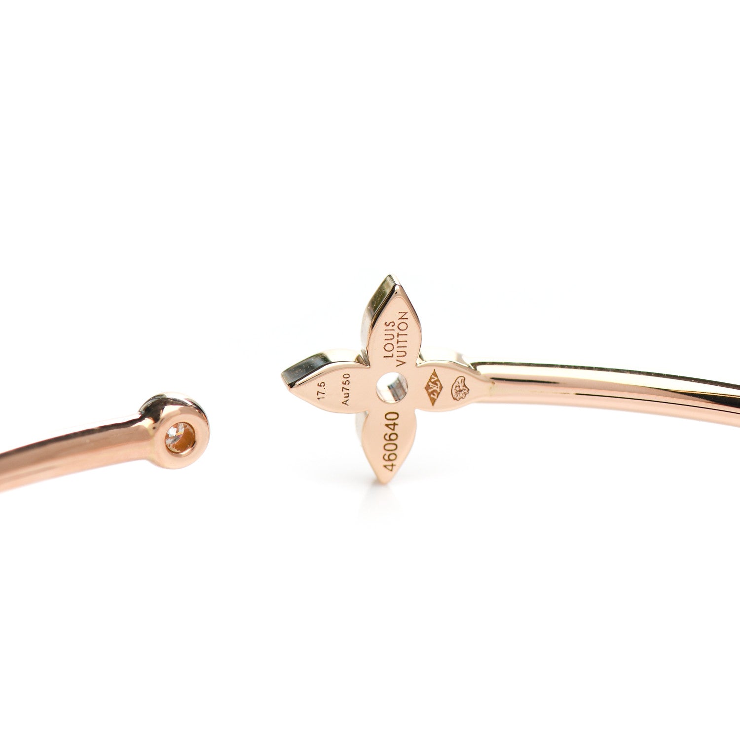 Louis Vuitton 18K Pink Gold Diamond Idylle Blossom Twist Bracelet 3 of 3