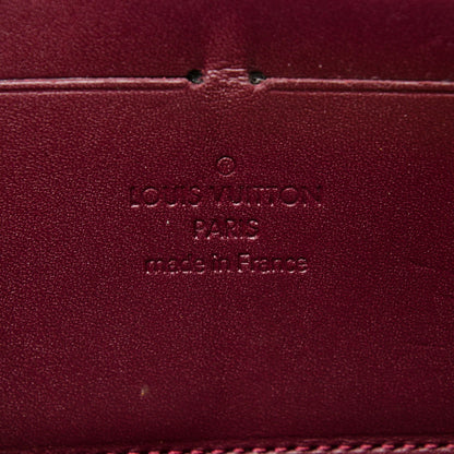 Louis Vuitton Vernis Zippy Wallet Rouge Fauviste 6 of 8