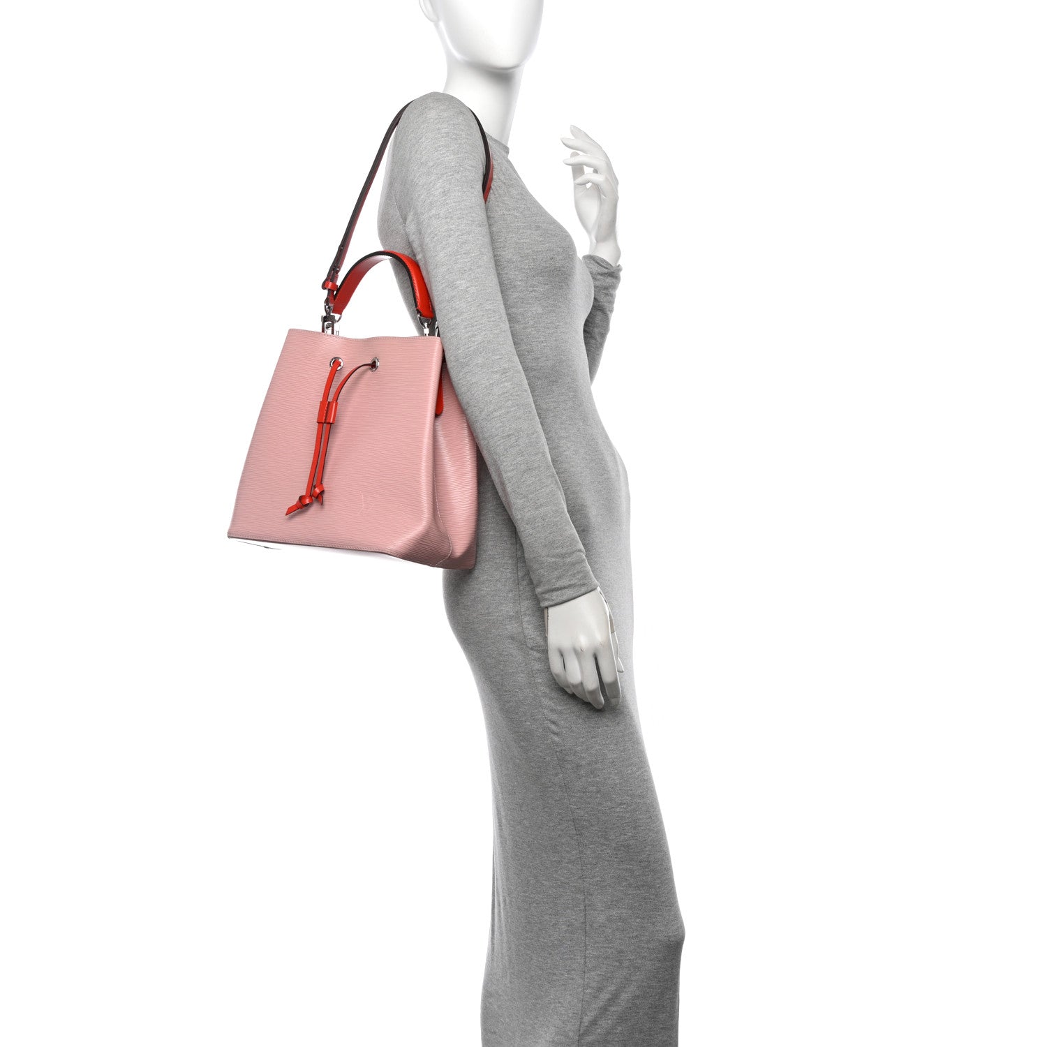 Louis Vuitton Epi Neonoe Rose Ballerine Orange 2 of 10