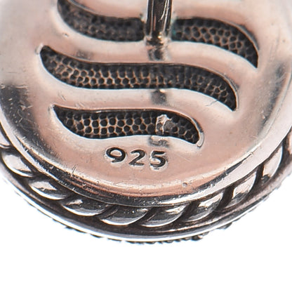 David Yurman Sterling Silver Diamond Midnight Melange Earrings 5 of 5