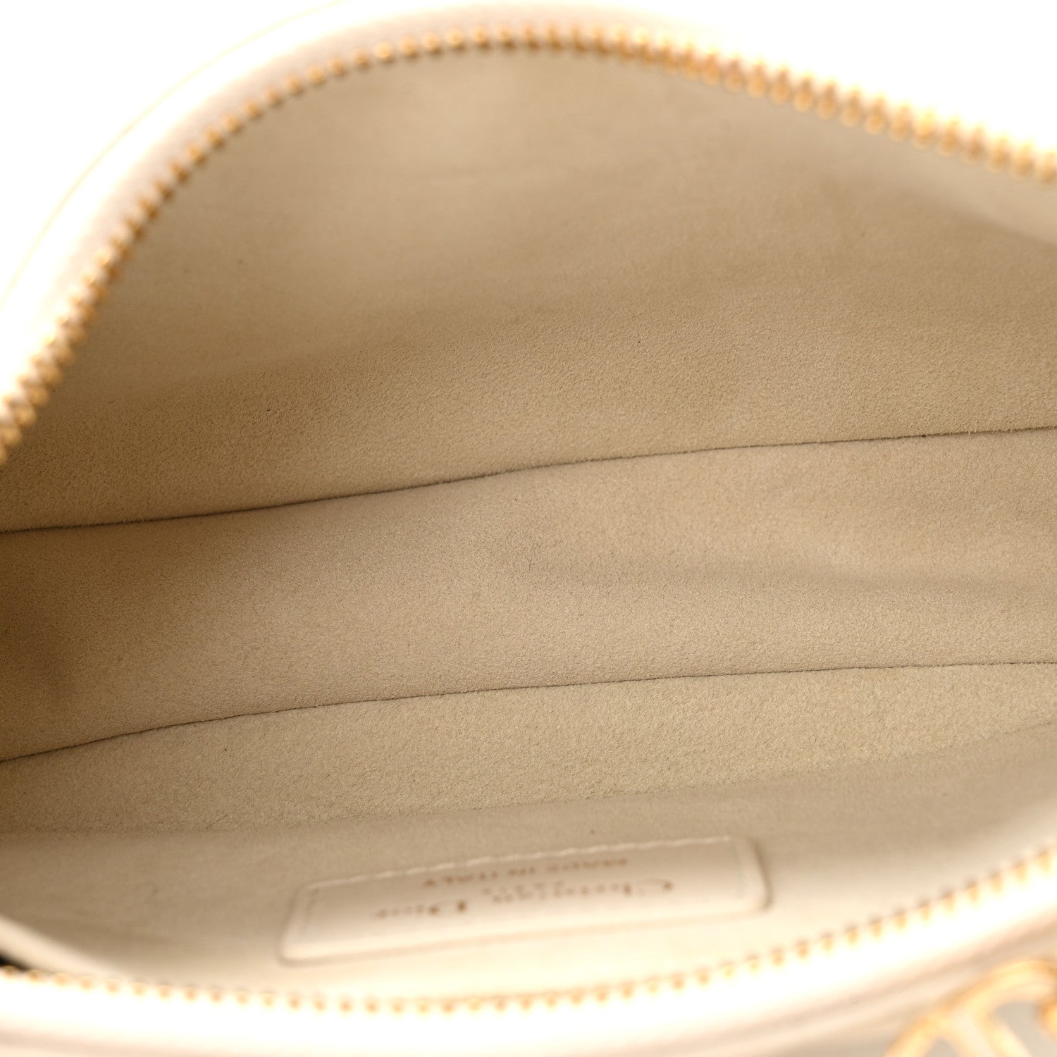 Christian Dior Lambskin Cannage CD Lounge Bag Latte 5 of 12