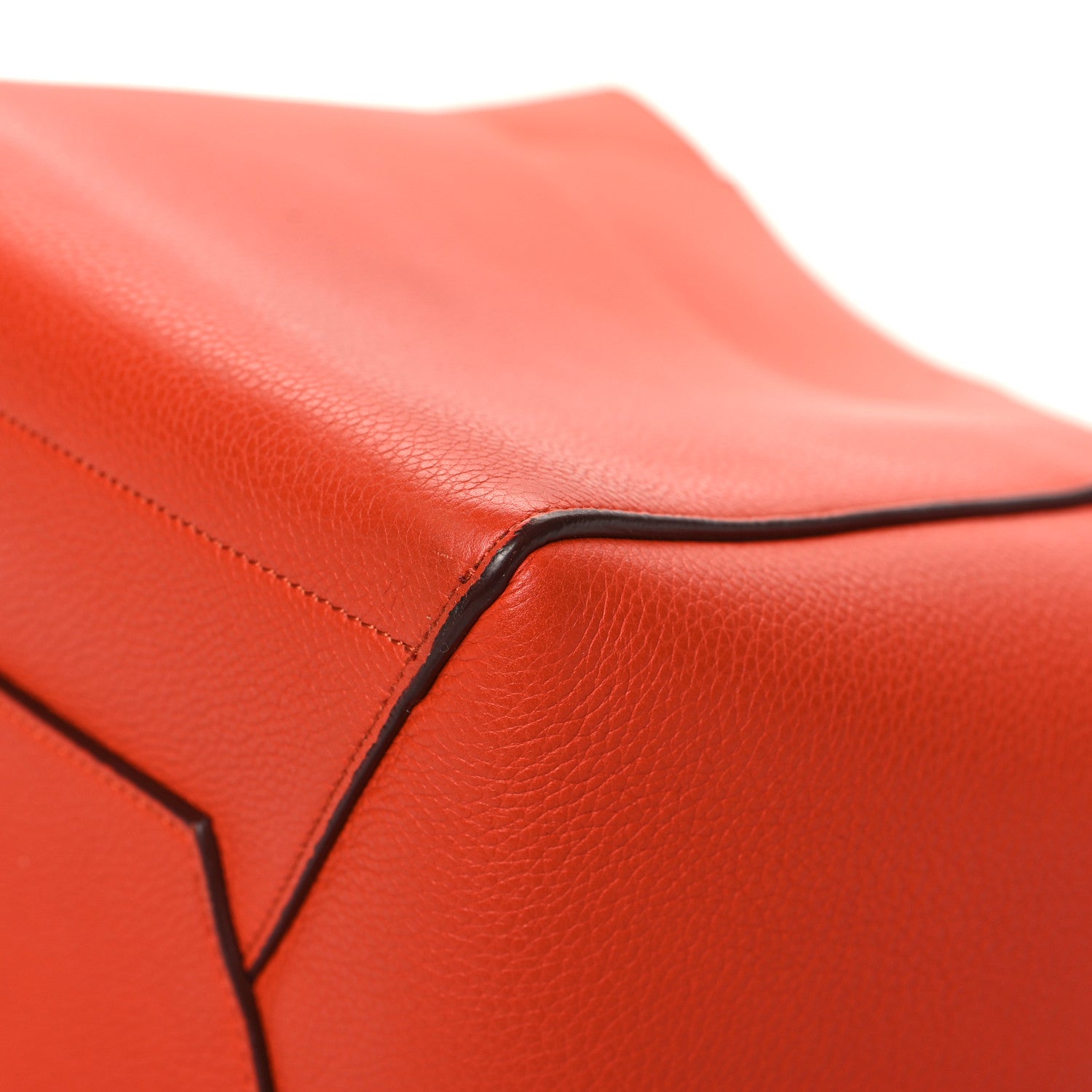 Celine Soft Grained Calfskin Sangle Bucket Bag Cinnamon 12 of 14