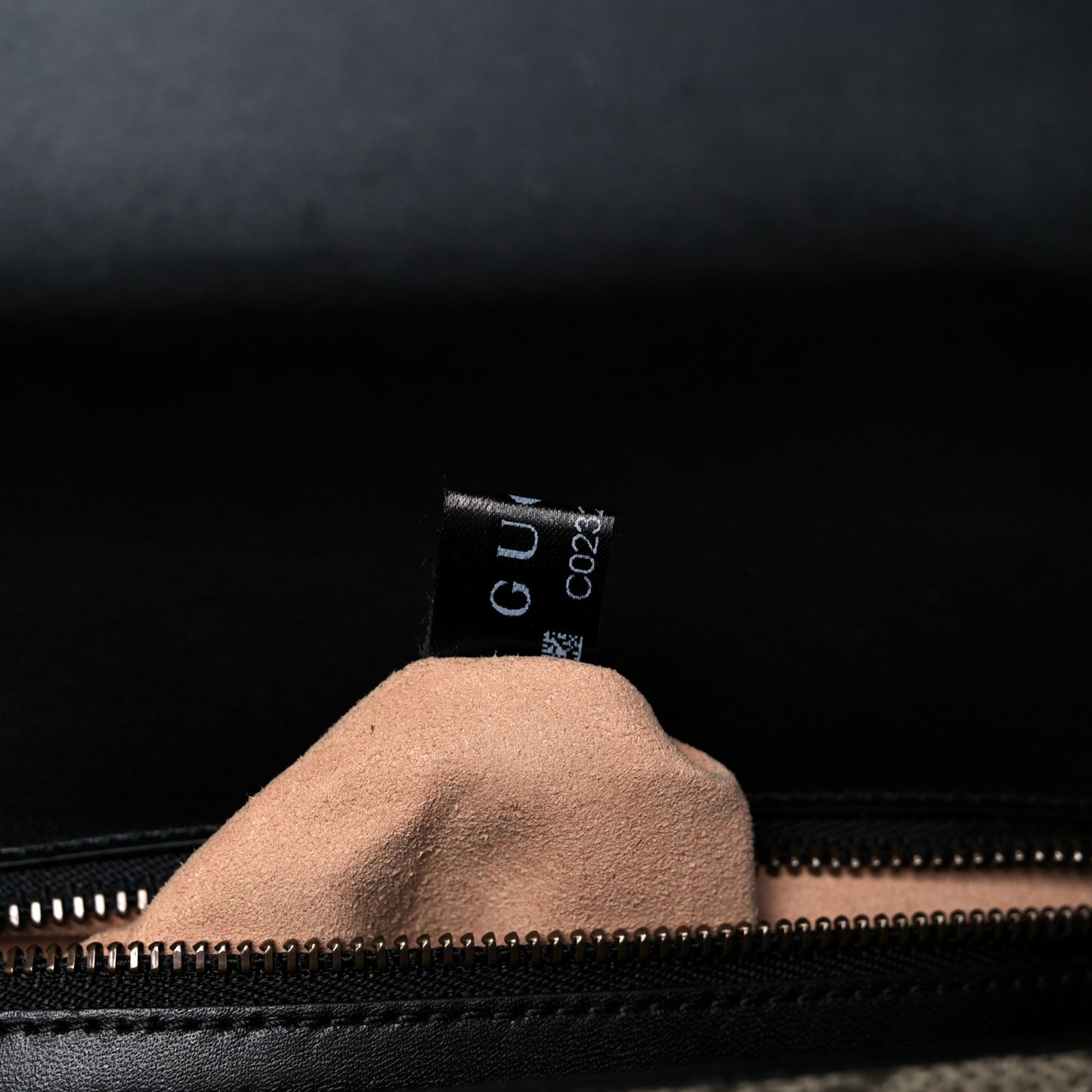 Nappa GG Supreme Monogram Medium Osiride Top Handle Bag Black Oro Vecchio Beige Ebony