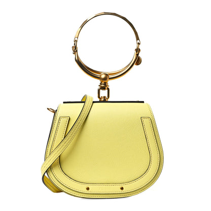 Chloe Calfskin Suede Small Nile Bracelet Bag Lemonade 1 of 3
