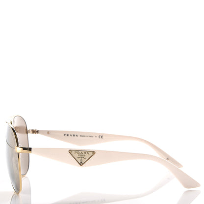 Prada Aviator Sunglasses SPR 53Q White 3 of 7
