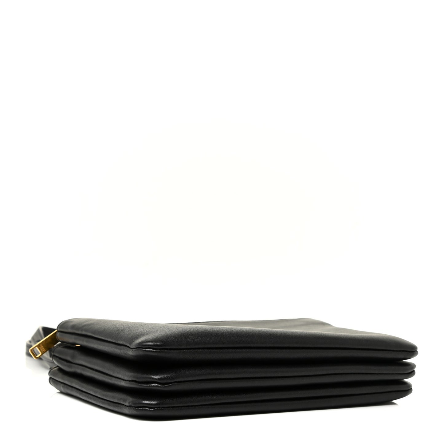 Lambskin Small Trio Crossbody Bag Black