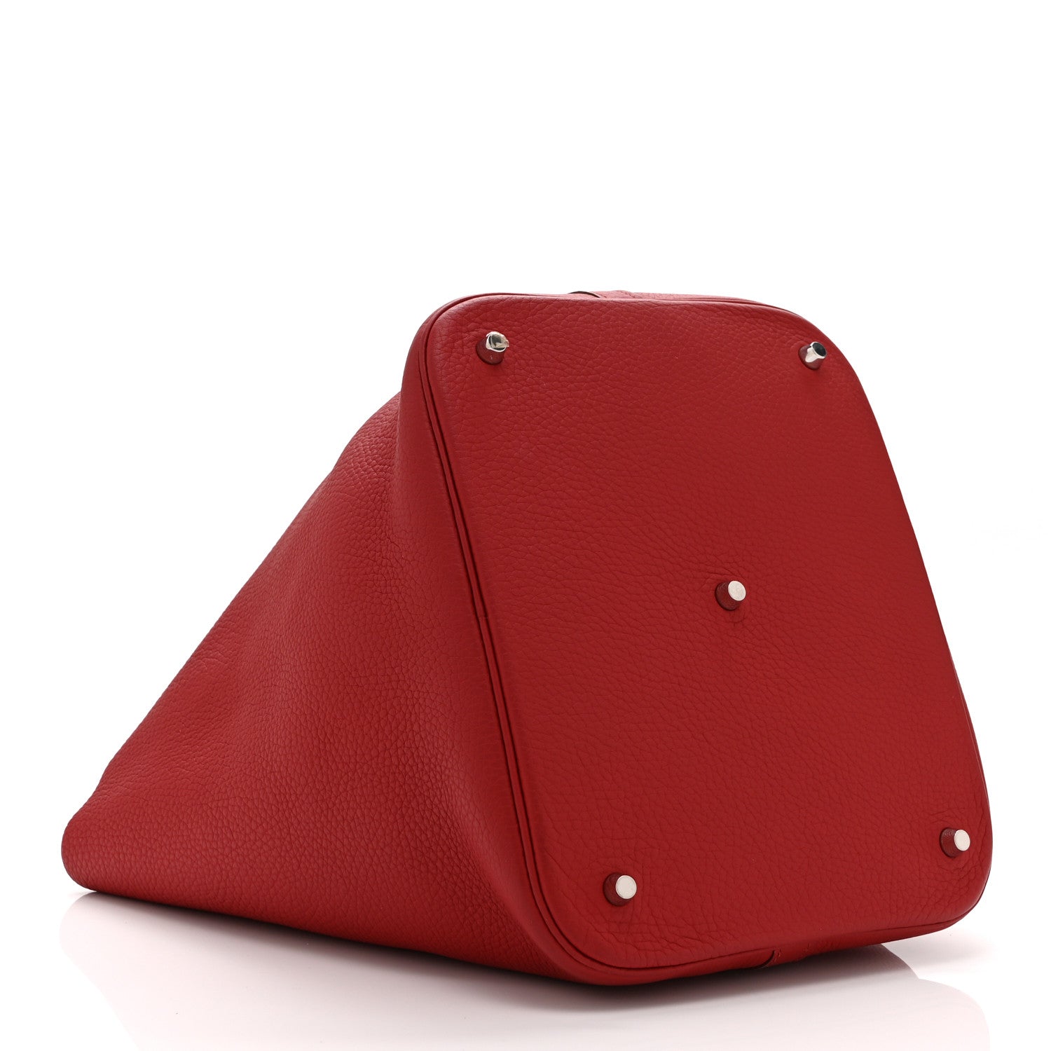 Hermes Taurillon Clemence Picotin Lock 26 GM Rouge Casaque 4 of 10