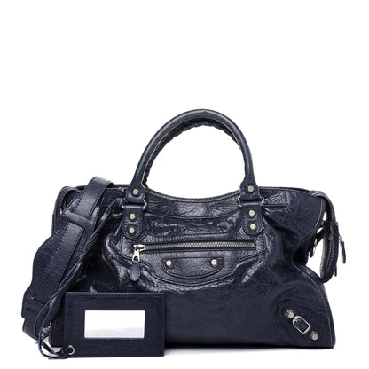 Balenciaga Agneau Giant 12 Silver Hardware City Bleu Mineral Light Bleu Mineral 1 of 20