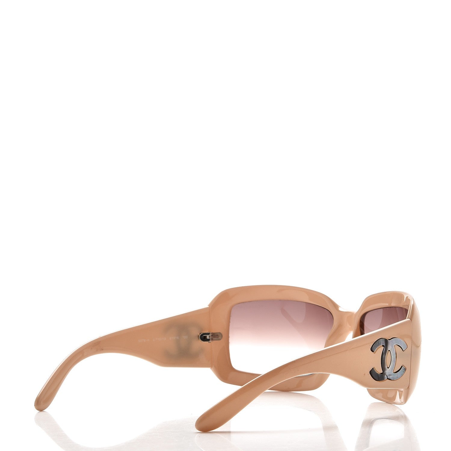 Chanel Mother of Pearl CC 5076-H Sunglasses Beige 4 of 9