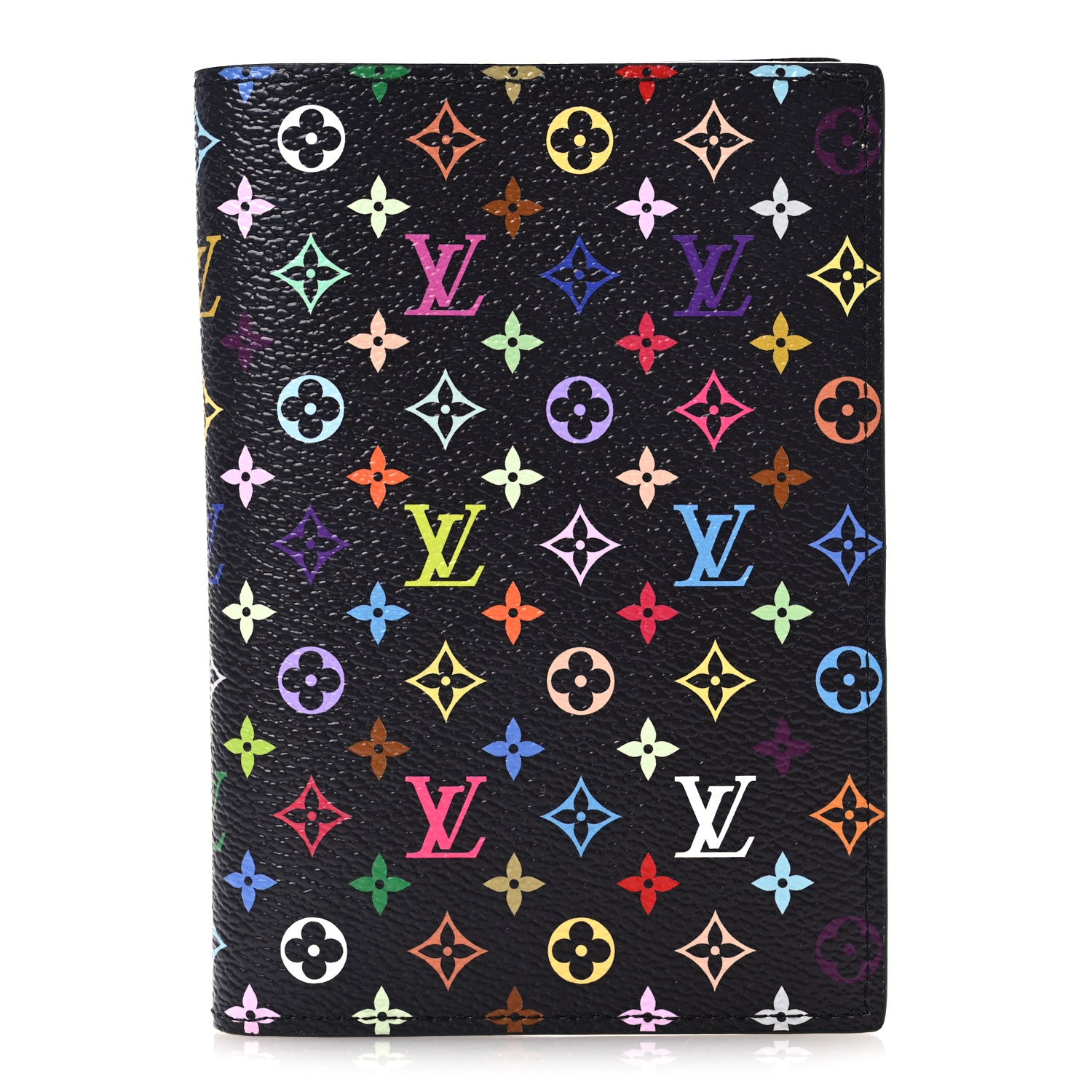 Louis Vuitton LV X TM Monogram Multicolor Passport Cover Black 1 of 6