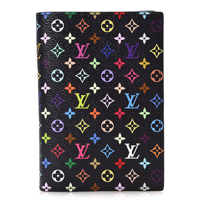 Louis Vuitton LV X TM Monogram Multicolor Passport Cover Black 1 of 6