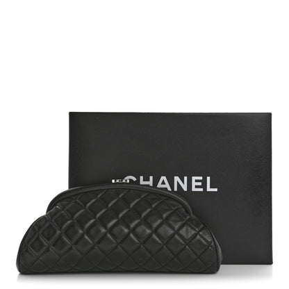 Chanel Lambskin Quilted Timeless Clutch  Black 9 of 9