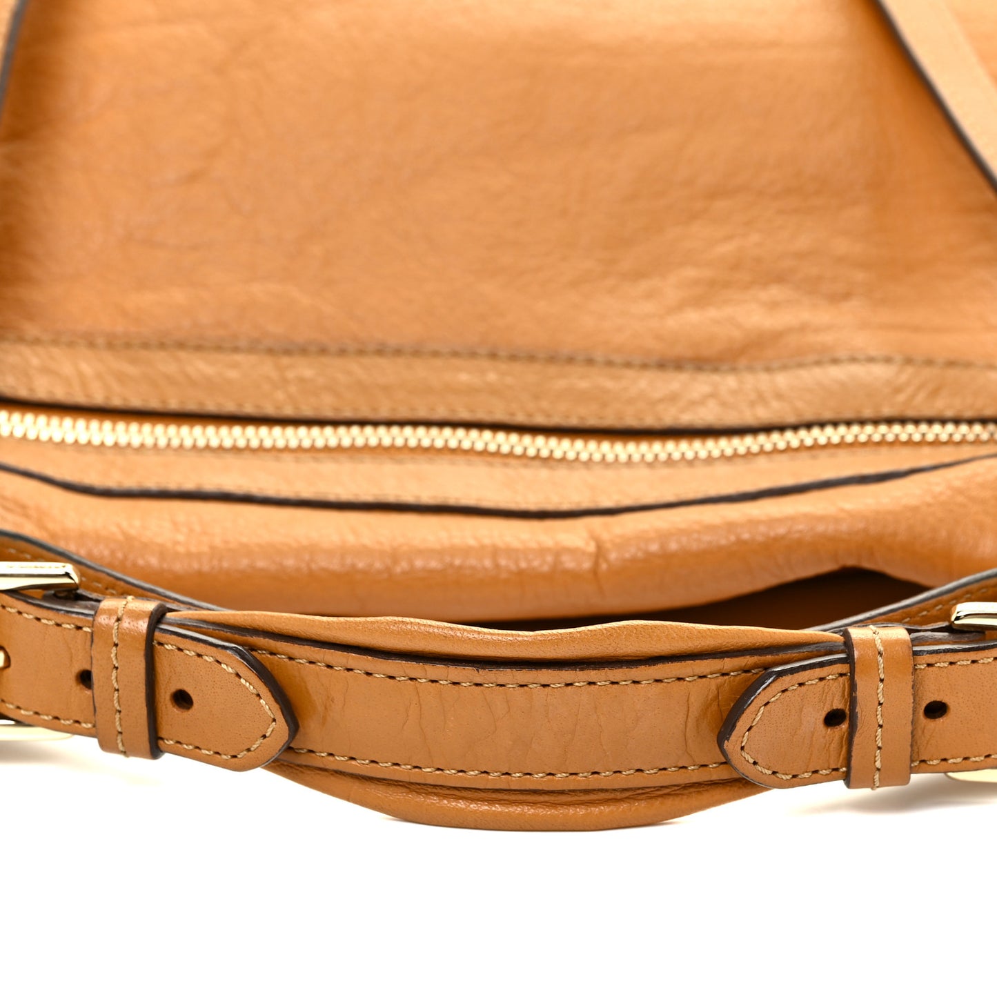 Calfskin Taylor Satchel Camel