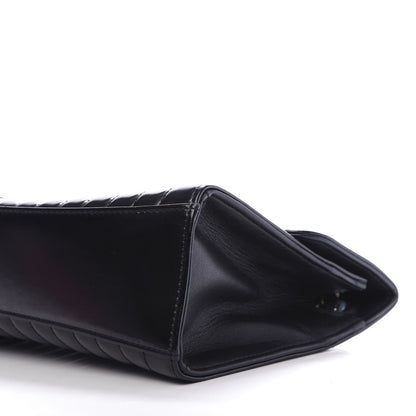 Chanel Patent Vertical Quilt Maharaja Express Flap Black 9 of 11
