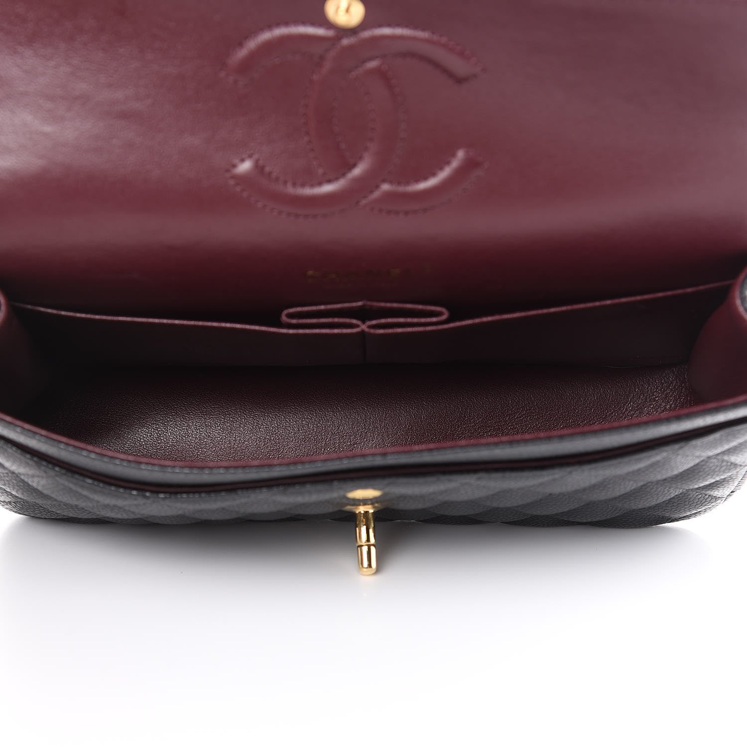 Chanel Caviar Quilted Medium Double Flap Black 5 of 10