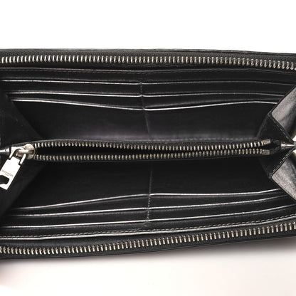 Givenchy Lambskin Logo Zip Around Wallet Black 5 of 8