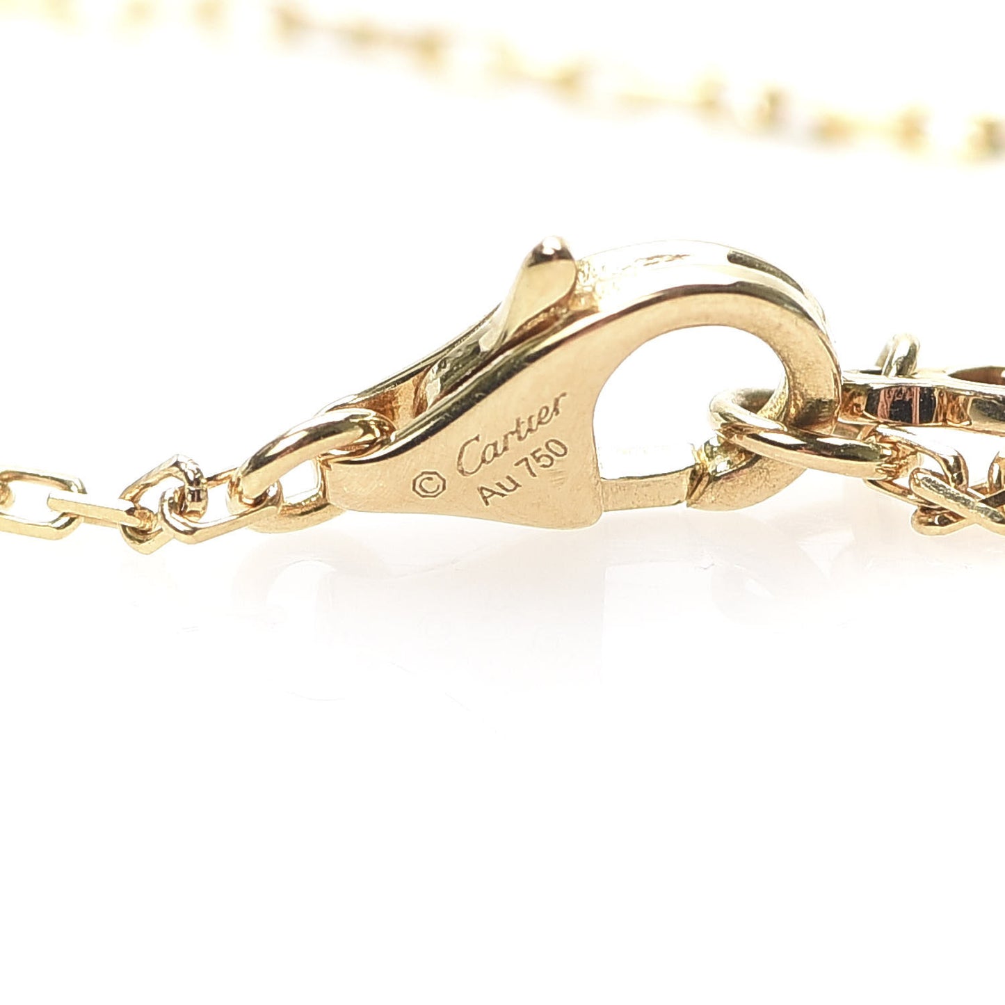 18K Yellow Gold Diamond LM D'Amour Pendant Necklace