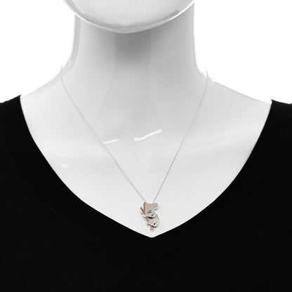 Tiffany Sterling Silver 18K Rose Gold Save the Wild Koala Pendant Necklace 2 of 7