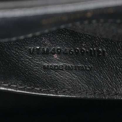 Saint Laurent Calfskin Y Quilted Monogram Small Loulou Chain Satchel Black 7 of 11