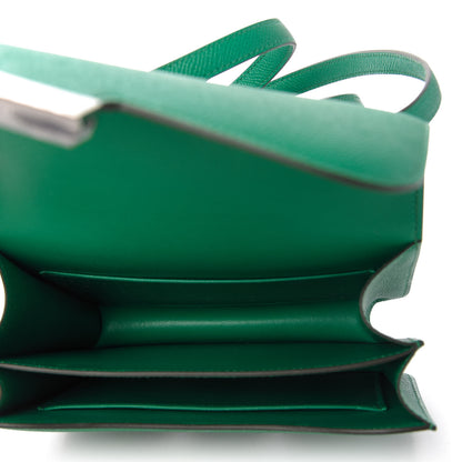 Hermes Epsom Enamel Constance 18 Vert Jade Bleu Brume 5 of 11