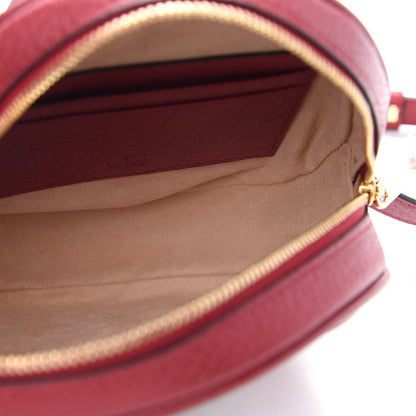 Gucci GG Supreme Monogram Web Flora Mini Ophidia Round Backpack Red 5 of 8