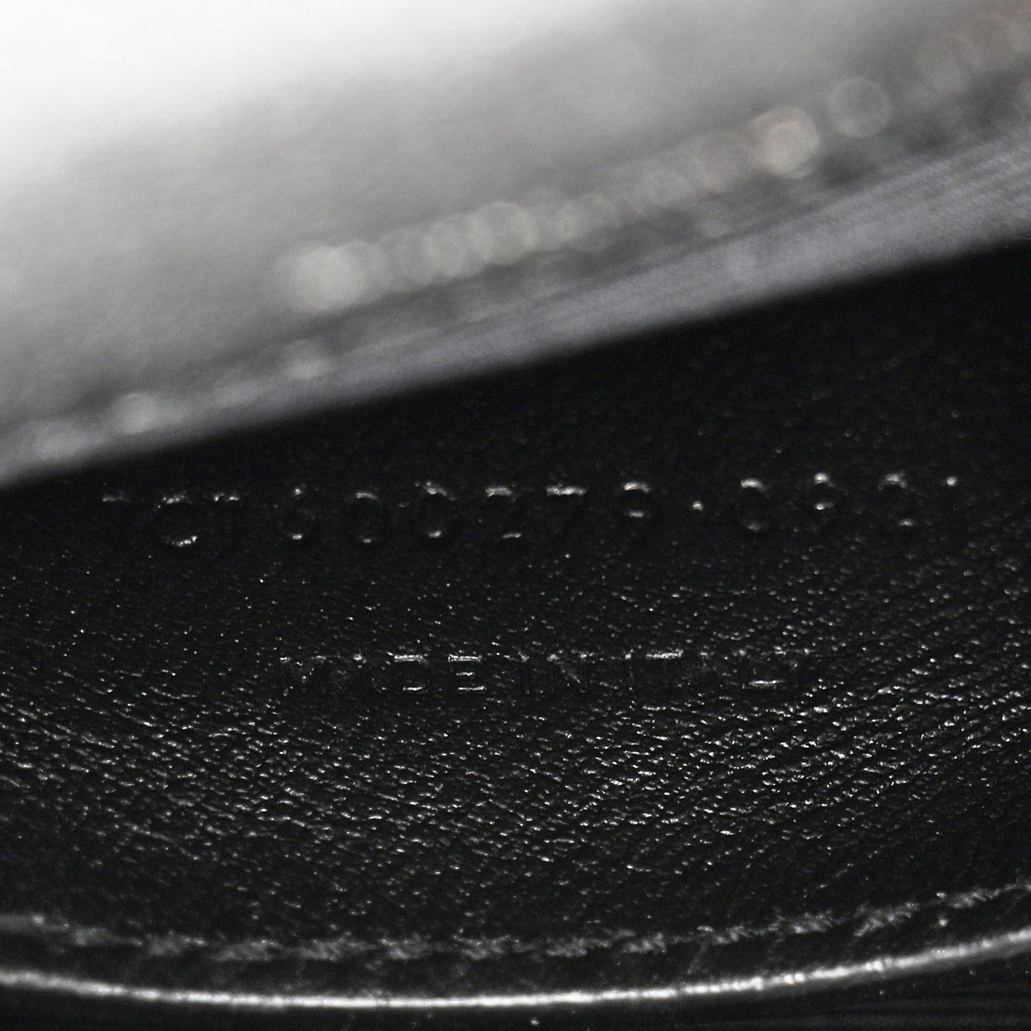 Sheepskin Matelasse Chevron Monogram Medium College Bag Black
