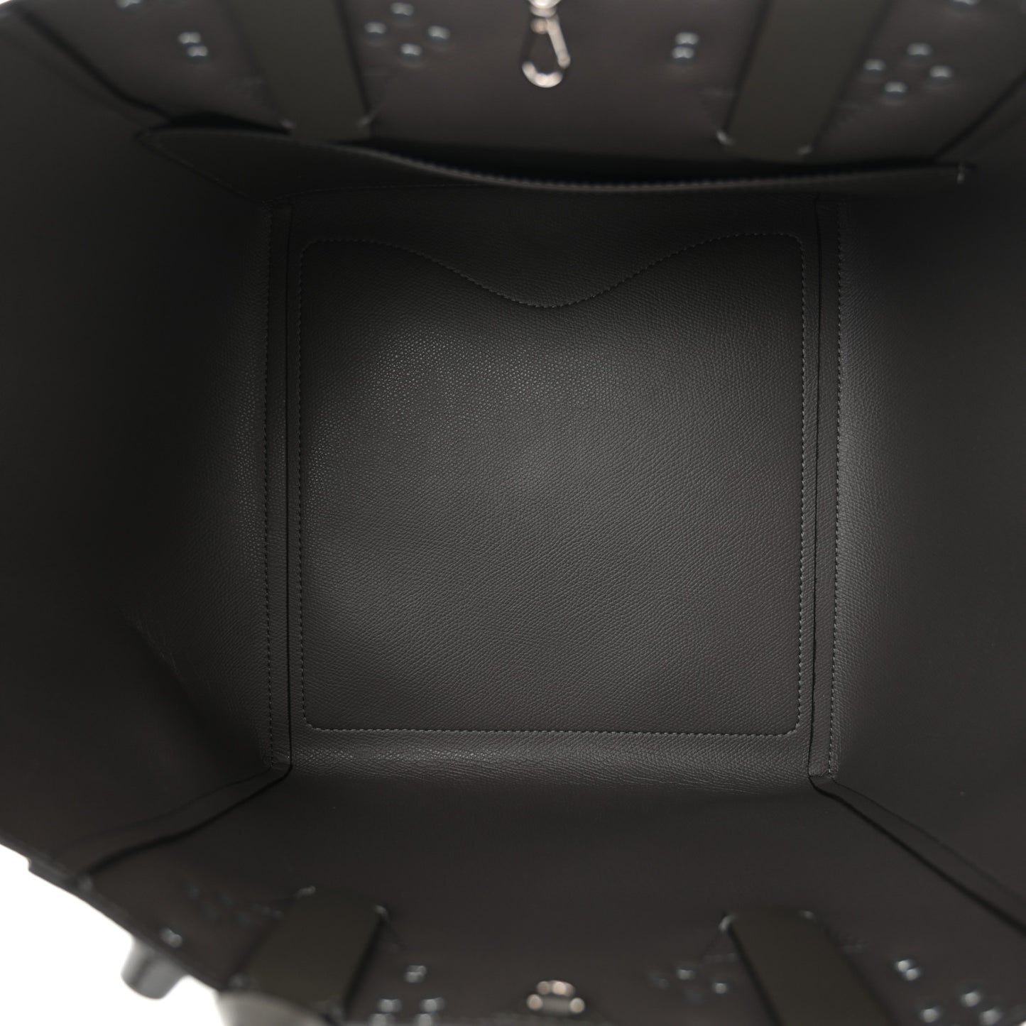 Calfskin Empire Spike Studded Cabachic Tote Rocket