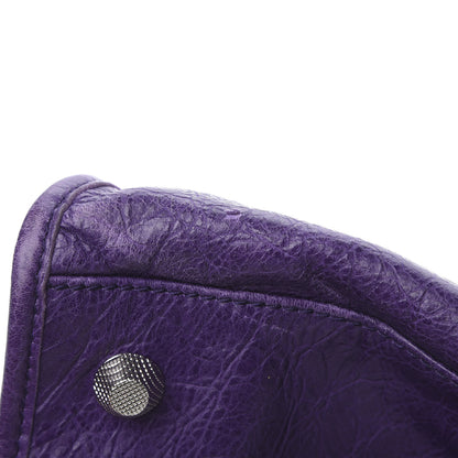 Balenciaga Agneau Giant 12 Silver Hardware Work Dark Violet 11 of 14