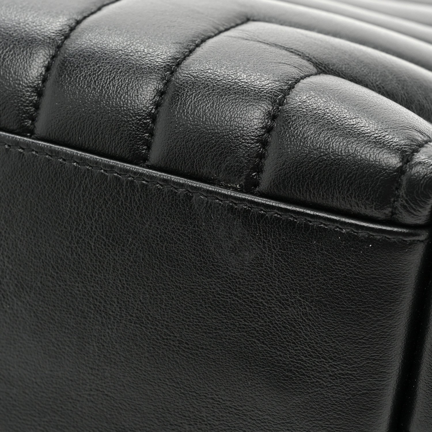 Saint Laurent Calfskin Y Quilted Monogram Medium Loulou Chain Satchel Black 13 of 13