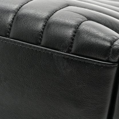Saint Laurent Calfskin Y Quilted Monogram Medium Loulou Chain Satchel Black 13 of 13