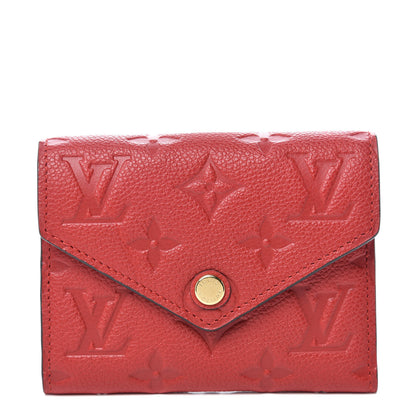 Louis Vuitton Empreinte Victorine Wallet Cherry 1 of 10