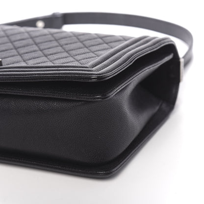 Chanel Caviar Quilted Large Boy Flap Black 9 of 10
