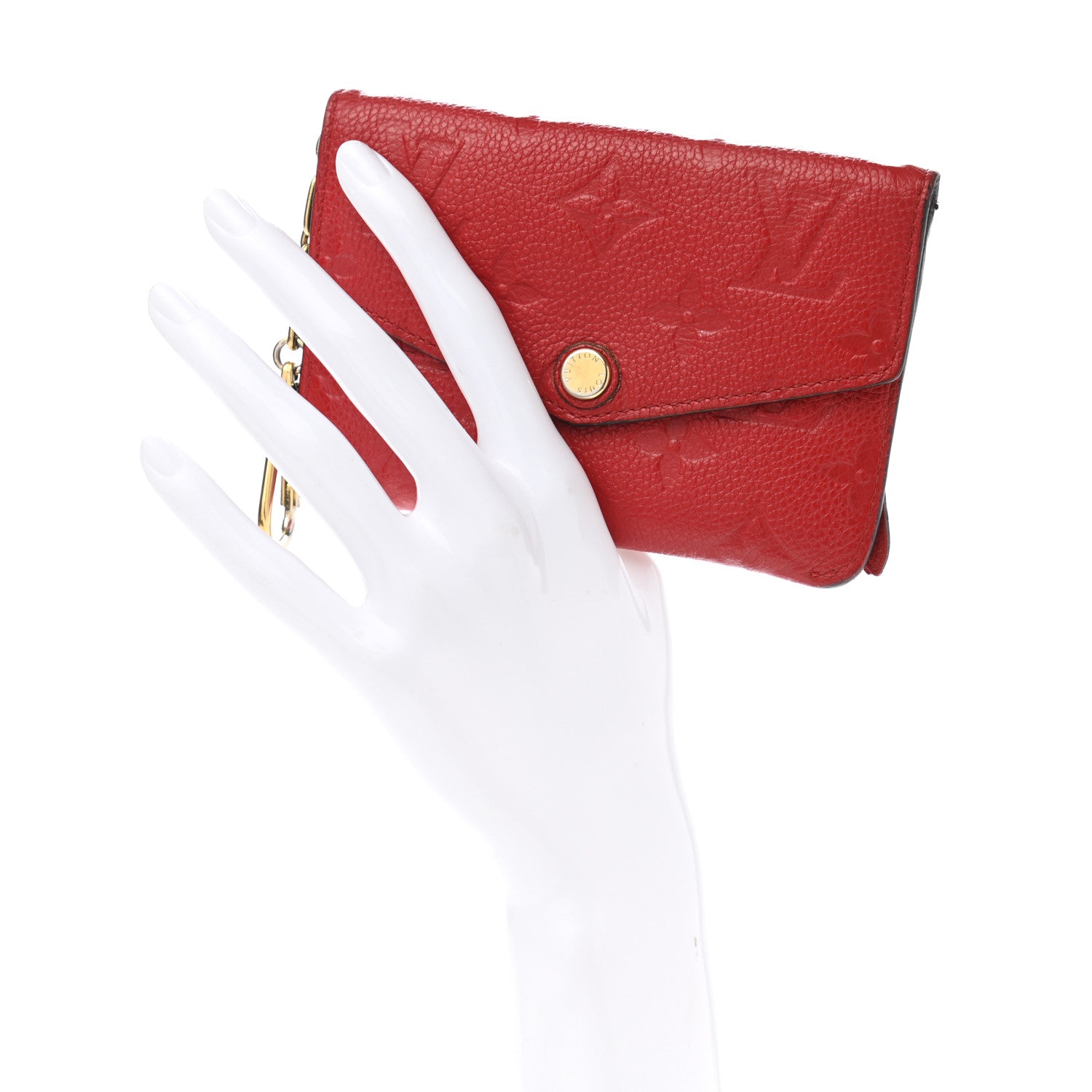 Louis Vuitton Empreinte Key Pouch Cherry 2 of 10