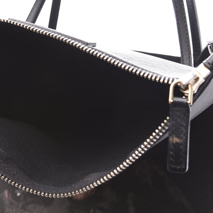 Givenchy Textured Coated Canvas Rottweiler Print Medium Antigona Tote Black 9 of 12