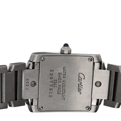 Cartier Stainless Steel 20mm Tank Francaise Quartz Watch 4 of 4