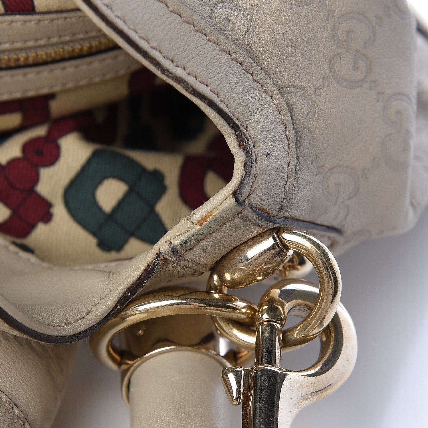 Gucci Guccissima Medium Indy Off White 11 of 14