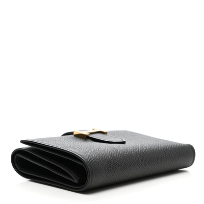 Hermes Epsom Tri-Fold Compact Bearn Wallet Black 4 of 8