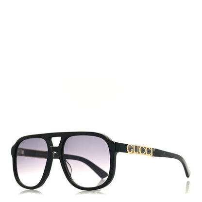 Gucci Acetate Square Frame GG1188S Sunglasses Black 1 of 8