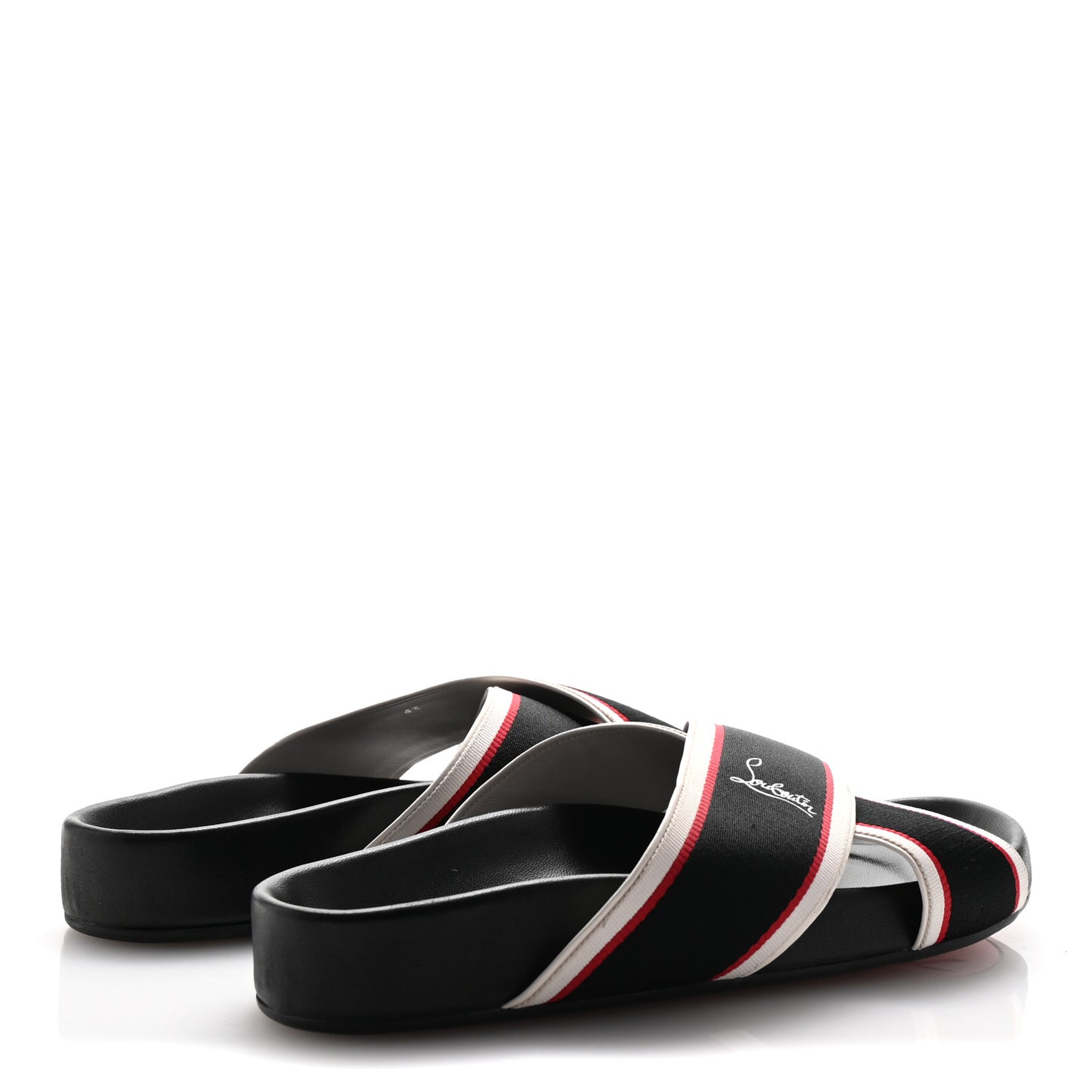 Canvas Calfskin Mens Hot Cross Bizz Sandals 43
