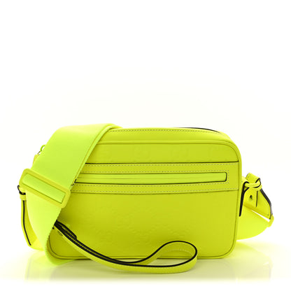 Gucci Rubber Effect Monogram GG Crossbody Bag Fluorescent Yellow 1 of 10