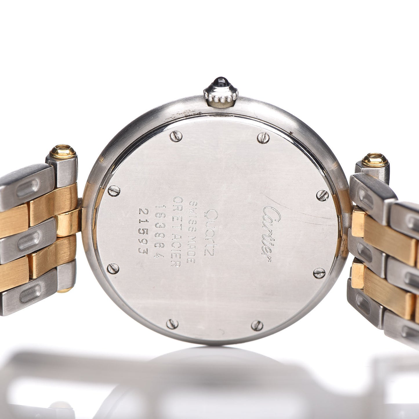 Stainless Steel 18K Yellow Gold 29mm Panthere Vendome Quartz Watch