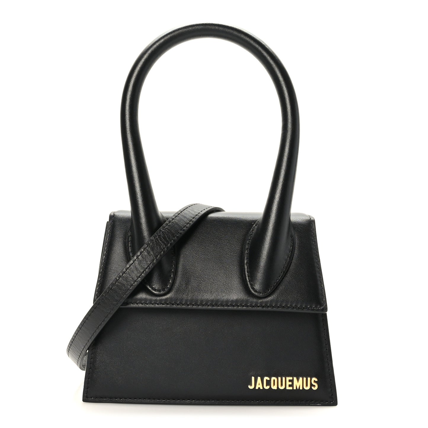 Smooth Calfskin Le Chiquito Moyen Black