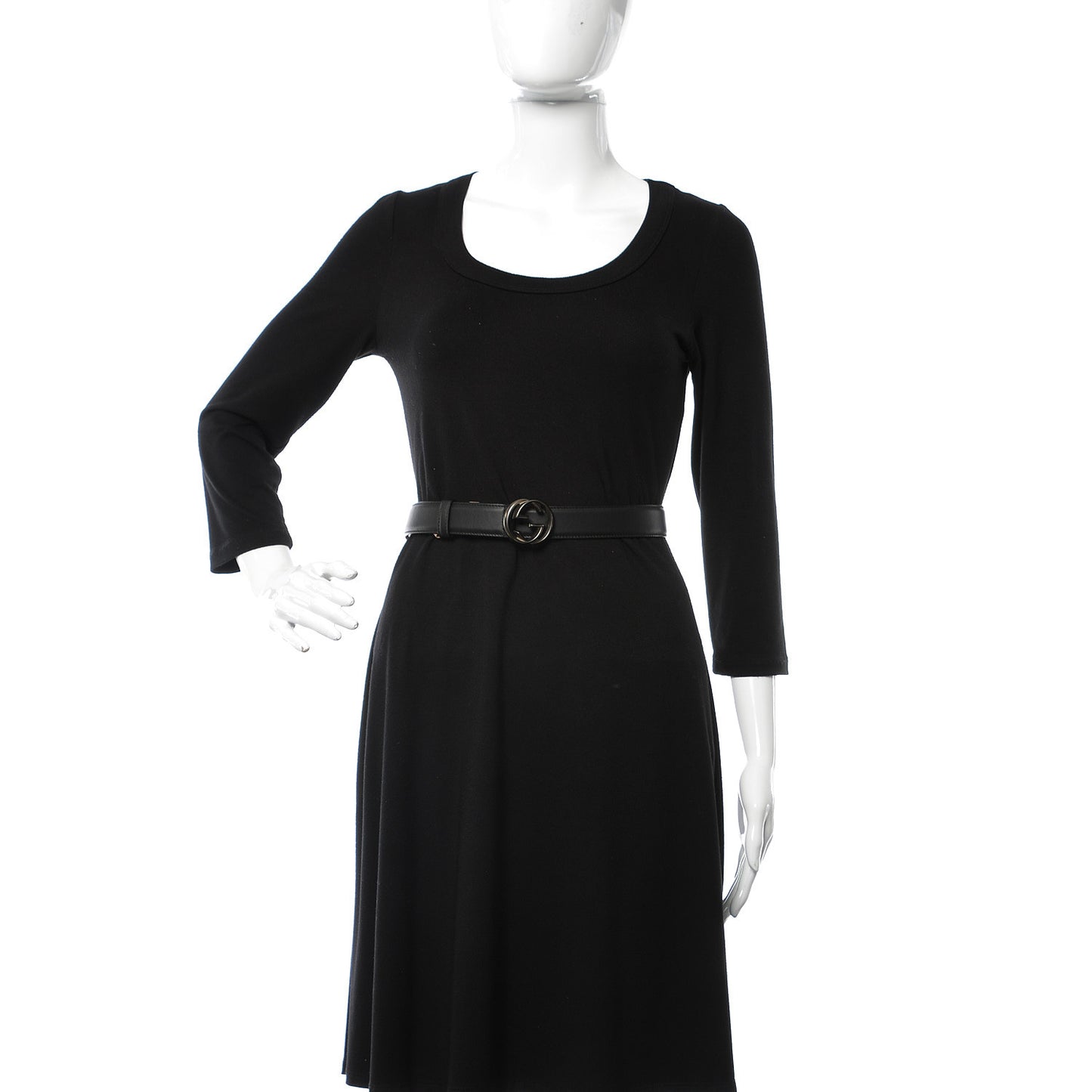Calfskin Interlocking G Belt 120 48 Black