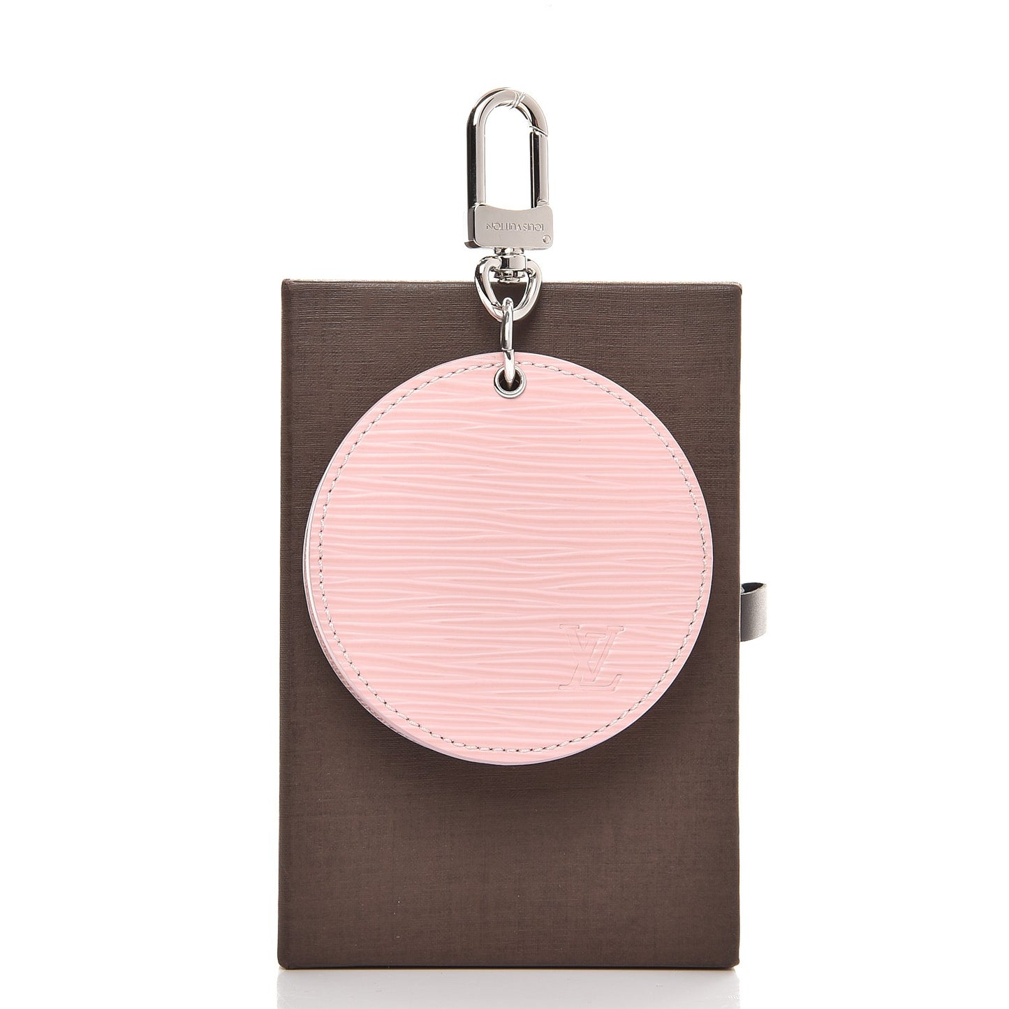 Epi Mirror Bag Charm Key Holder Rose Ballerine