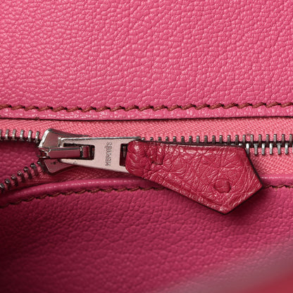 Hermes Ostrich Birkin 35 Fuchsia 21 of 43