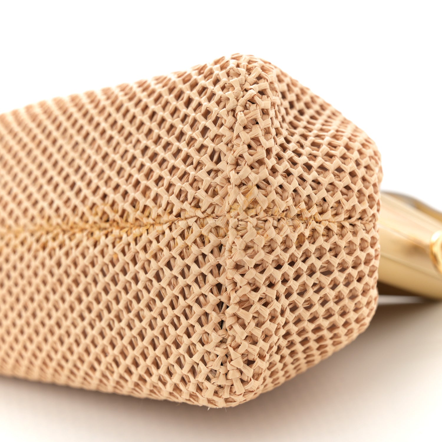 Fendi Raffia Nappa Macrame Small Fendi First Natural Sahara 10 of 10