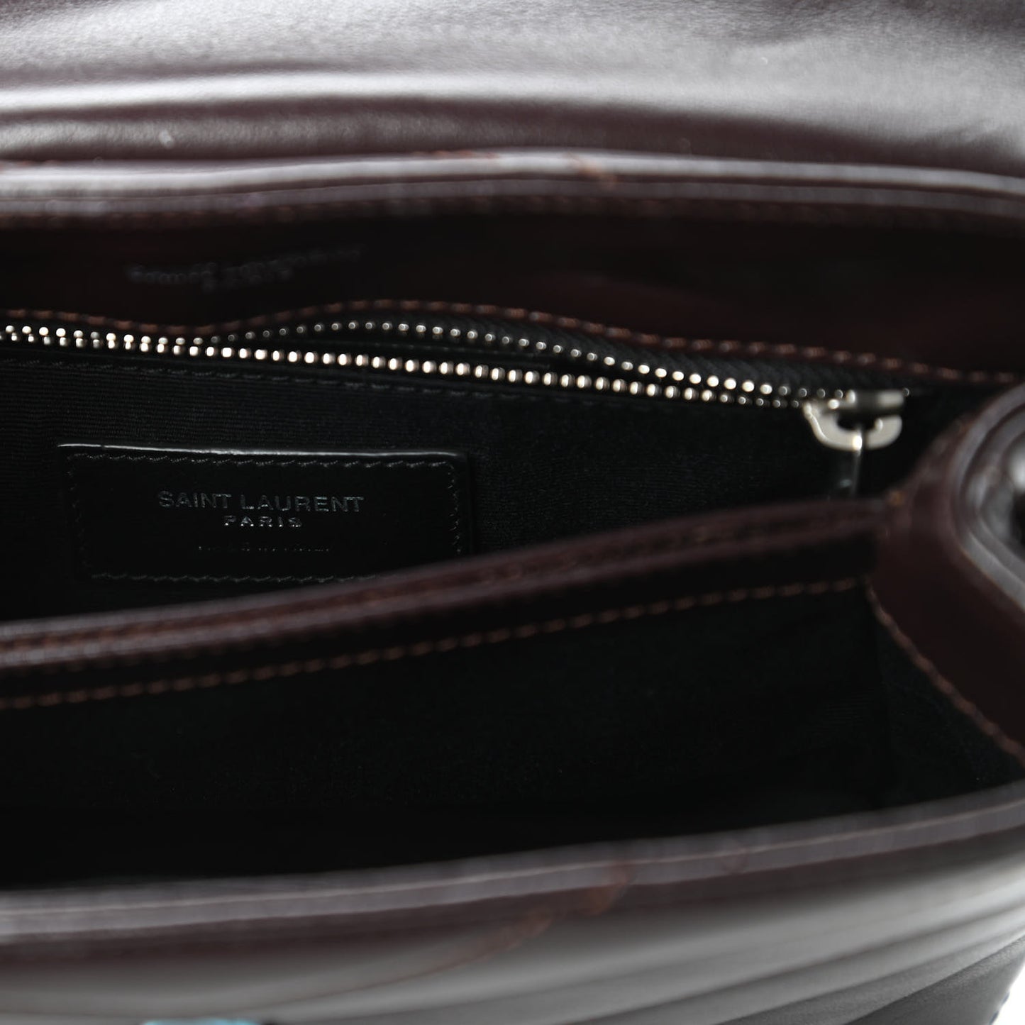 Calfskin Y Quilted Monogram Toy Loulou Monogram Crossbody Bag Black Tulipe